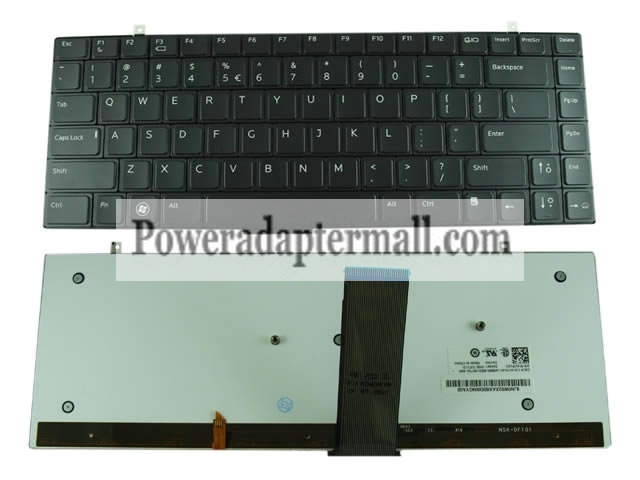 US Dell Studio XPS 16 Laptop Keyboard NSK-DF11D